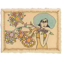 Image 1 of CARONLINE'S FLOWERS - framed original