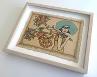 Image 2 of CARONLINE'S FLOWERS - framed original