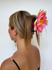 Image 3 of lotus lily earring 