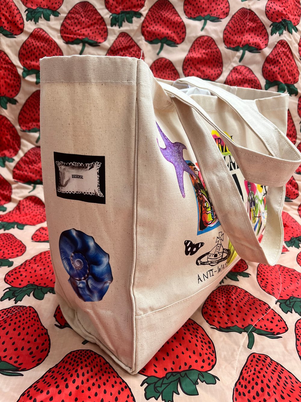 Image of Market Tote - Hand embellished V10