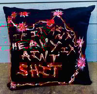 Image 3 of WINO Self Portrait 2-Sided Art Pillow