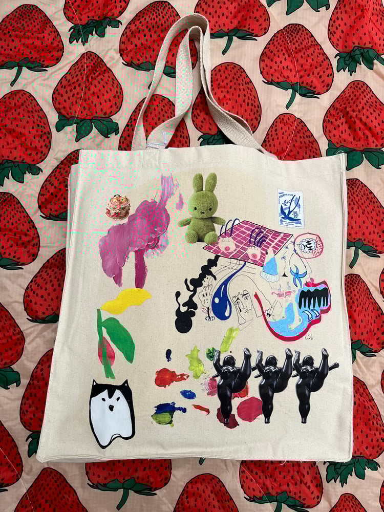 Image of Market Tote - Hand embellished V11