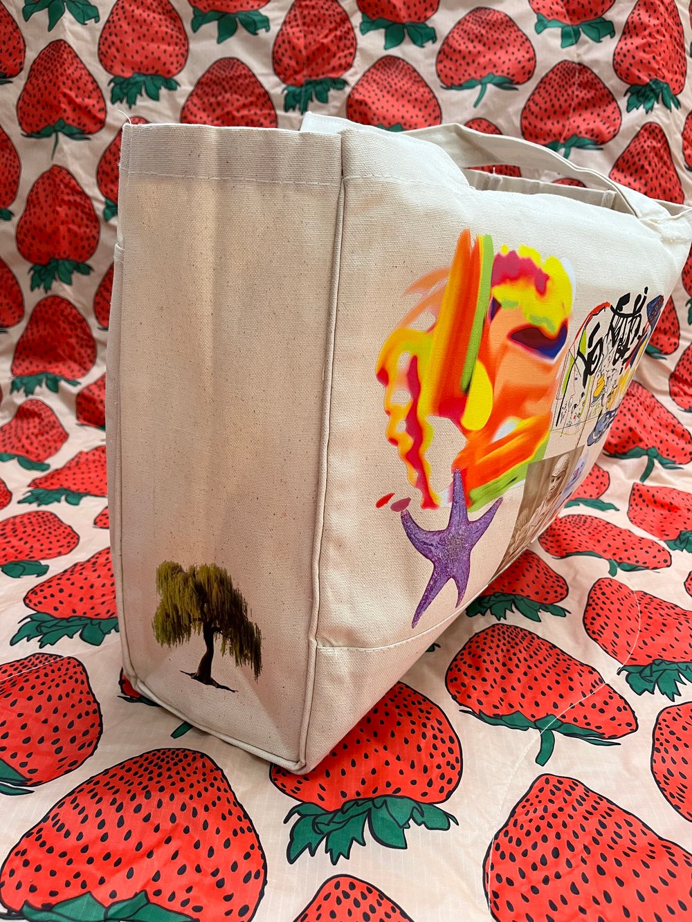 Image of Market Tote - Hand embellished V12