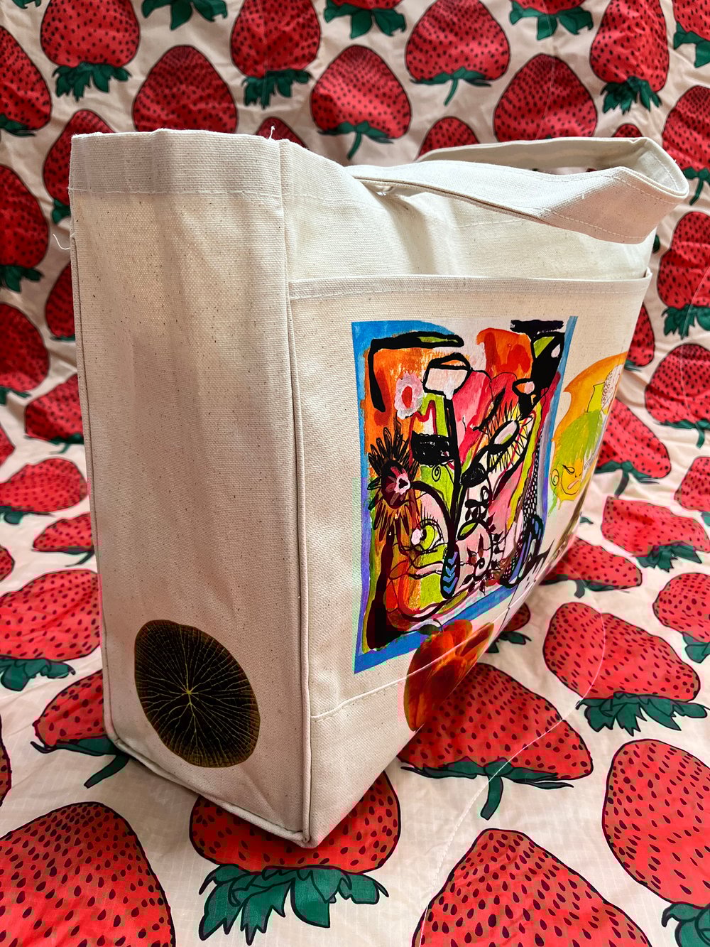 Image of Market Tote - Hand embellished V12