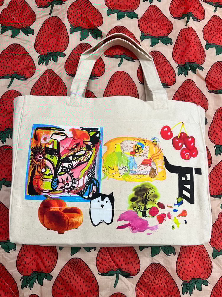 Image of Market Tote - Hand embellished V12