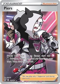 Piers (Full Art) - SWSH03: Darkness Ablaze - Lightly Played