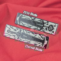 Image 2 of CRUCIBLE BLADES metal badges