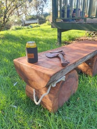 Image 2 of Fire Pit Log Bench - Rescue Logs wood