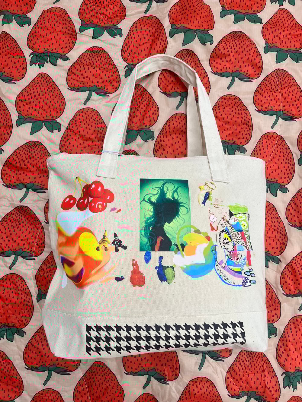 Image of Market Tote - Hand embellished V13