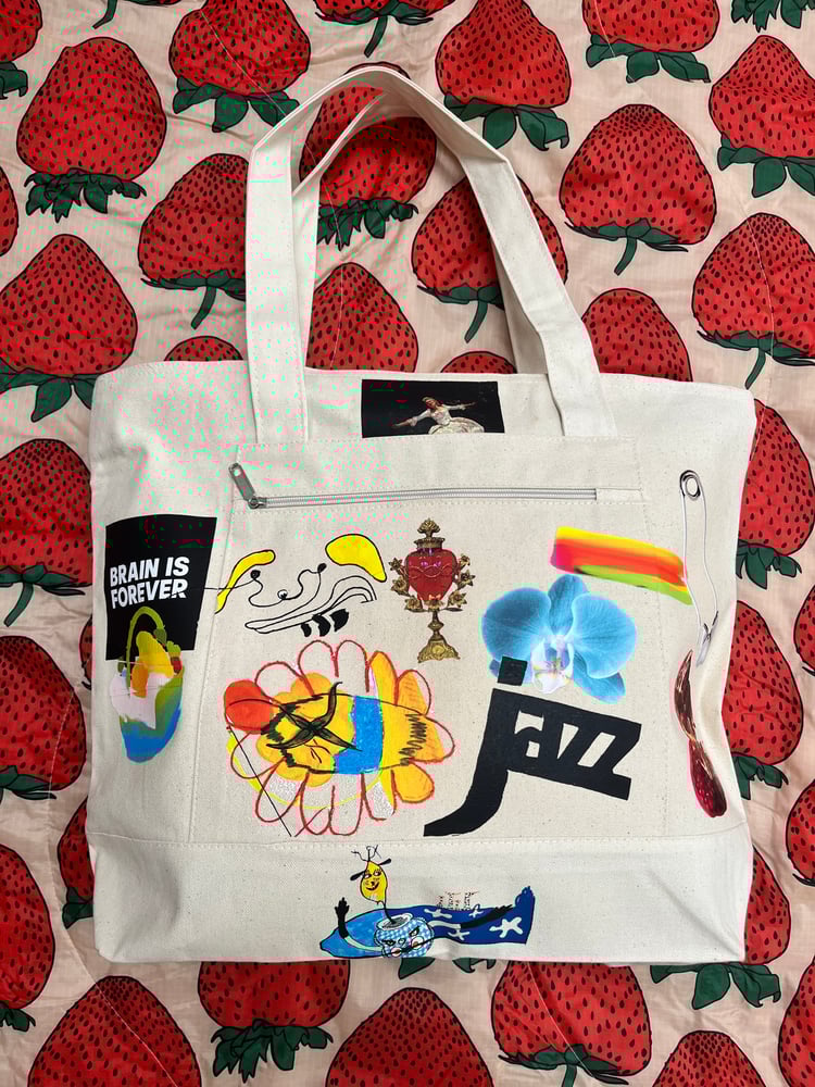 Image of Market Tote - Hand embellished V13