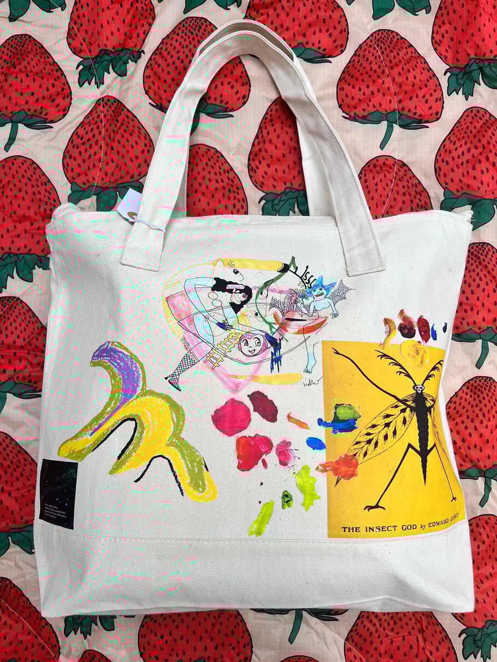 Image of Market Tote - Hand embellished V14