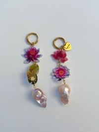Image 1 of lotus lily earring 
