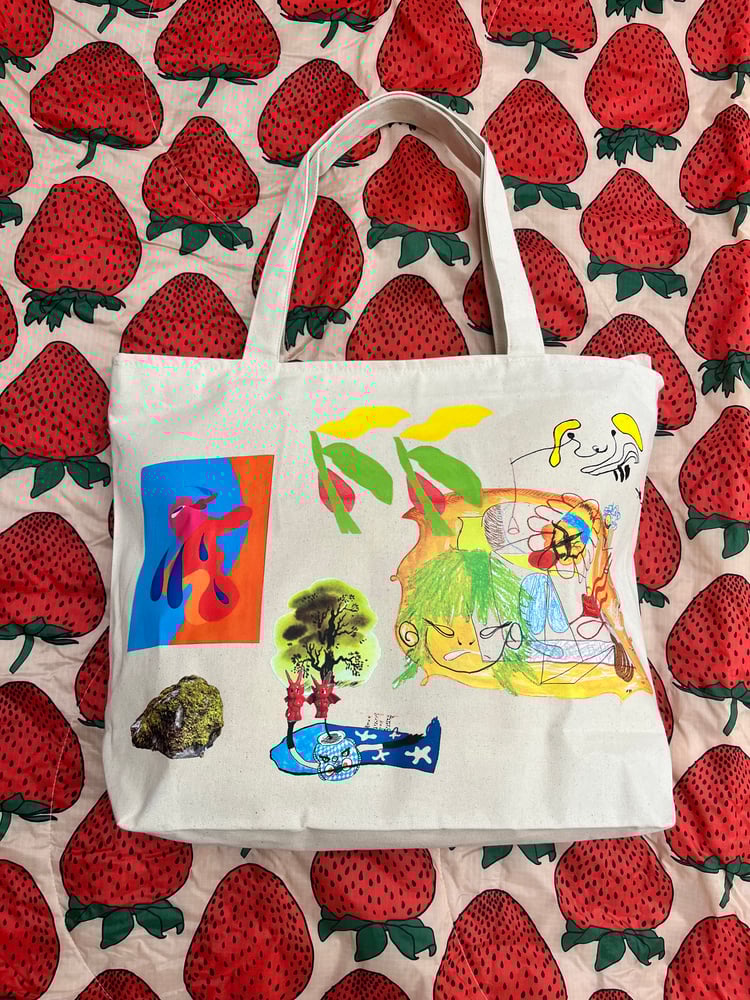 Image of Market Tote - Hand embellished V15