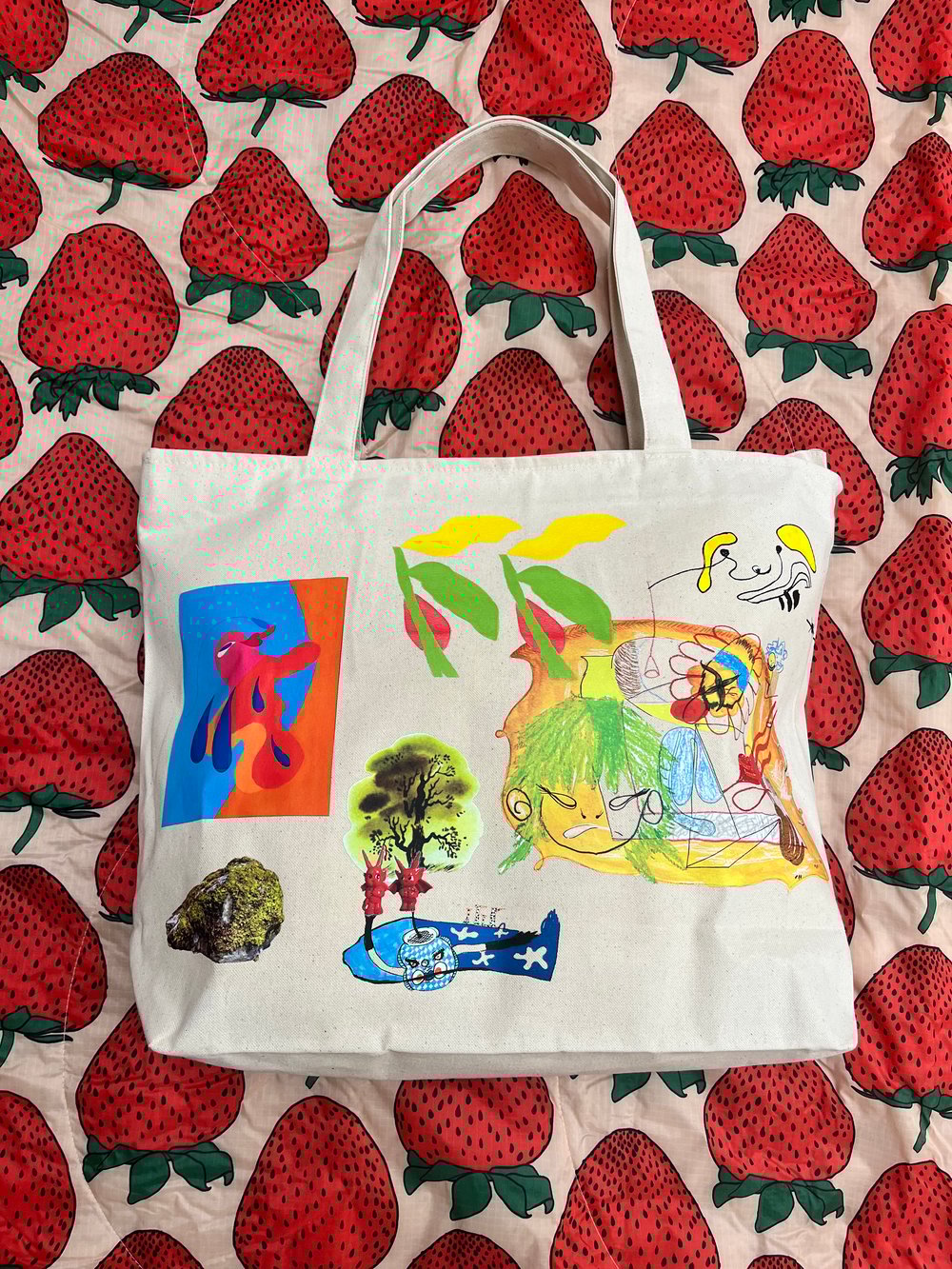 Image of Market Tote - Hand embellished V15