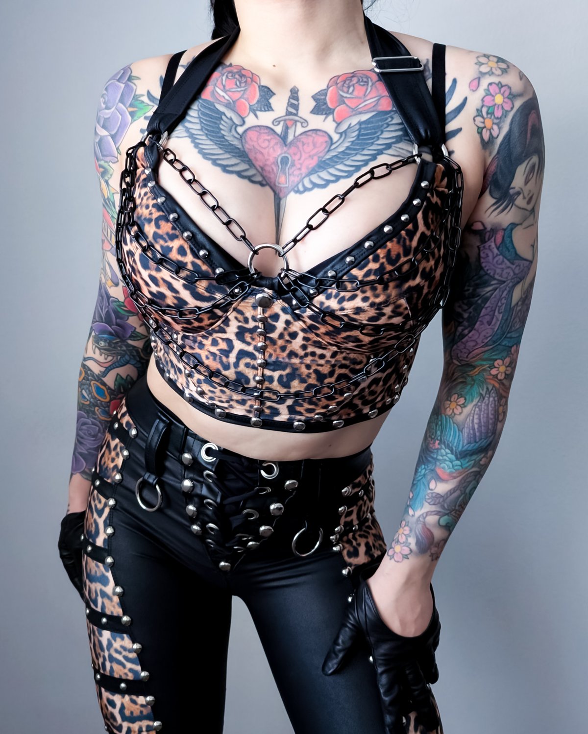 On The Prowl Chained Bustier