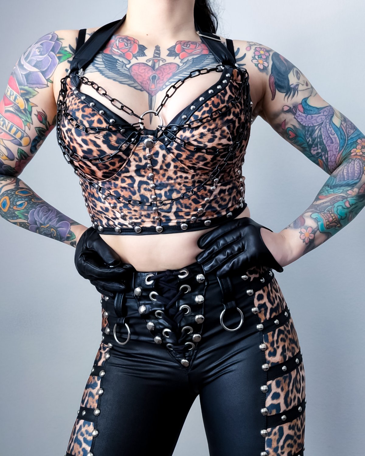 On The Prowl Chained Bustier