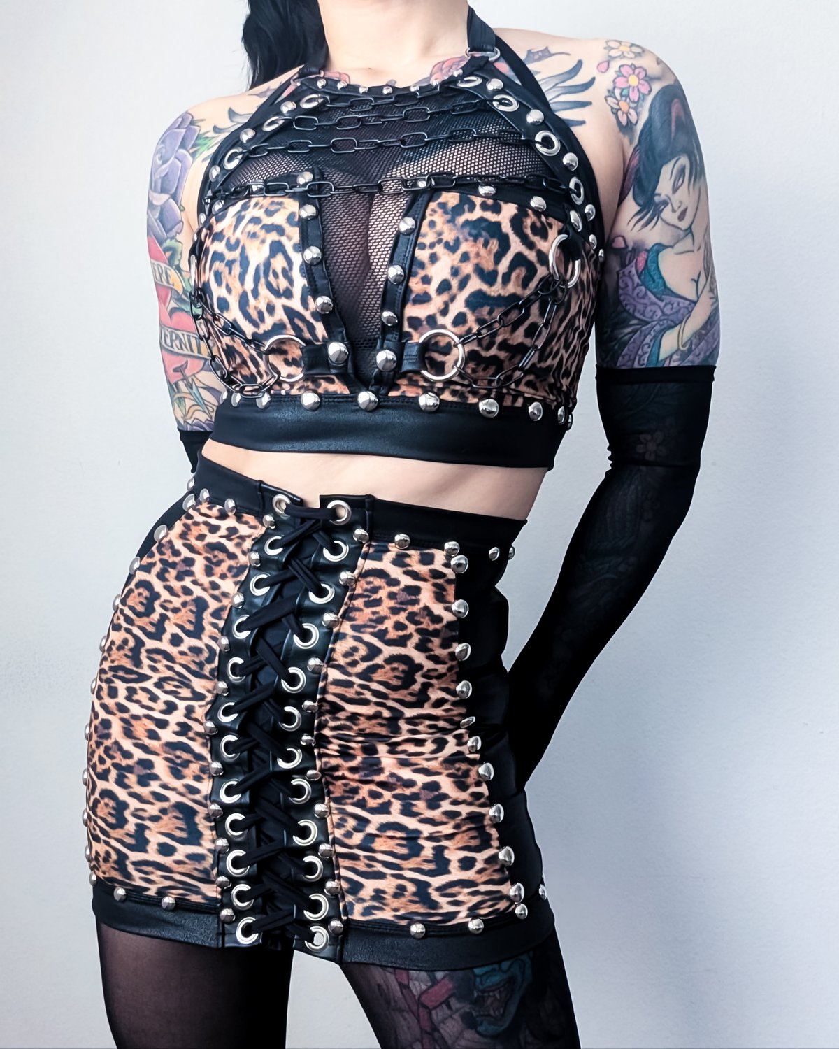 On The Prowl Plunging Halter Top