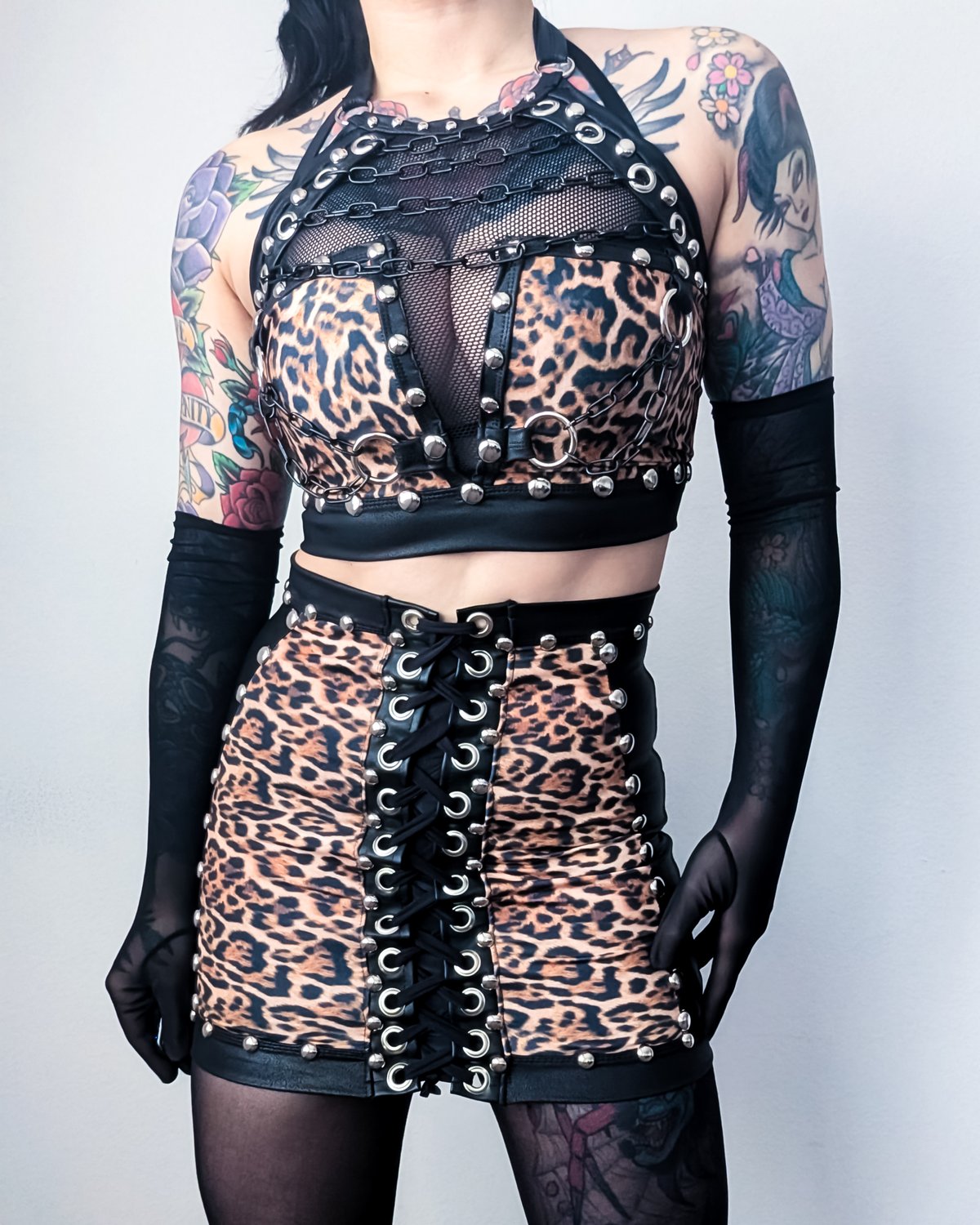 On The Prowl Plunging Halter Top
