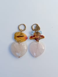 Image 1 of pink lemonade earrings