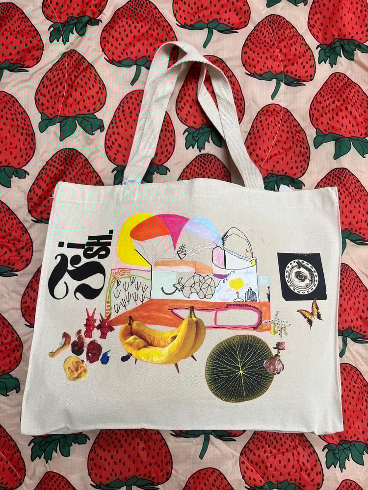 Image of Market Tote - Hand embellished V16