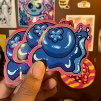 Blueberry Snail Stickers