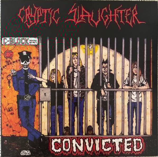 Image of Cryptic Slaughter - "Convicted" Lp (black ice vinyl)