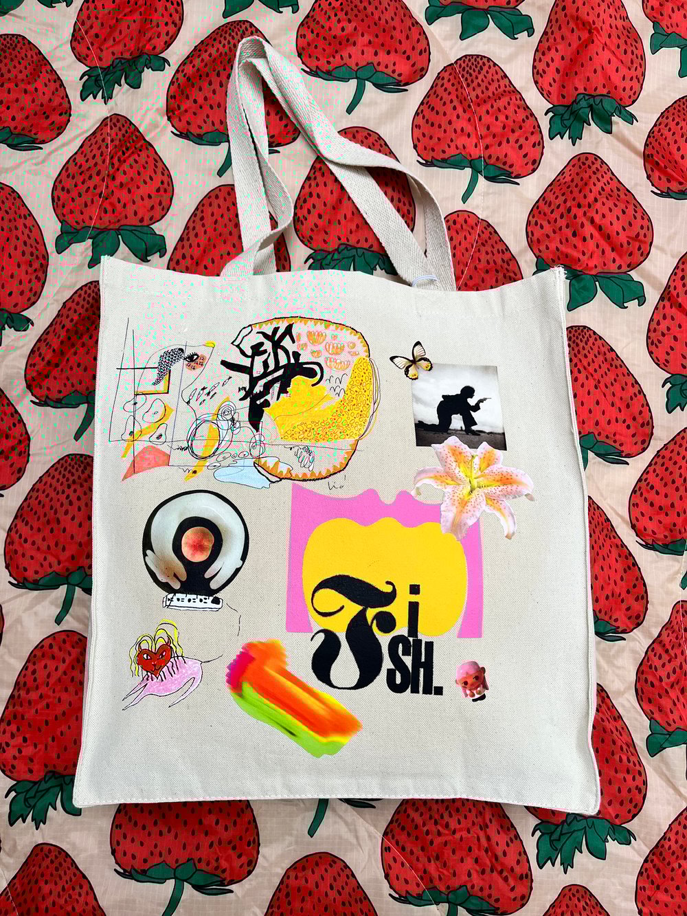 Image of Market Tote - Hand embellished V17