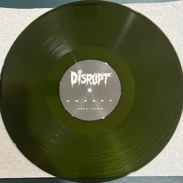 Image of Disrupt - "Unrest" Lp (swamp green)