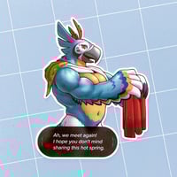 Hot Springs Bird Sticker