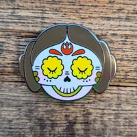 Image 1 of Leia Calaverita Enamel Pin 