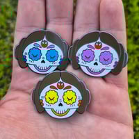 Image 5 of Leia Calaverita Enamel Pin 