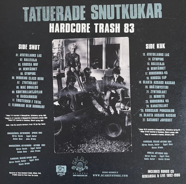 Image of Tatuerade Snutkukar - "Complete Noise 1982 to 1986" Lp + CD