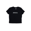 GLOW IN THE DARK BLACK CROP TOP