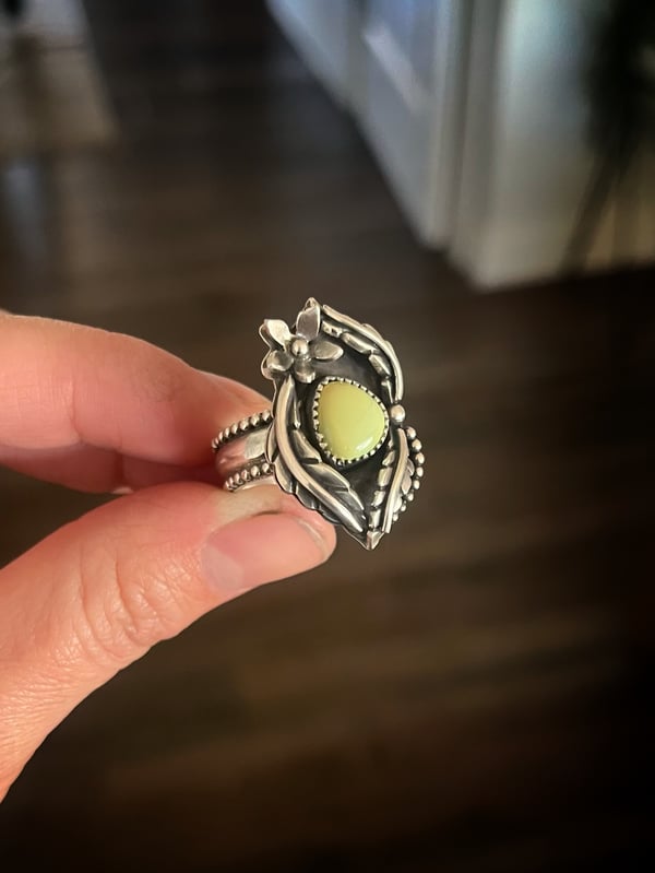 Image of Turquoise ring, Size 8