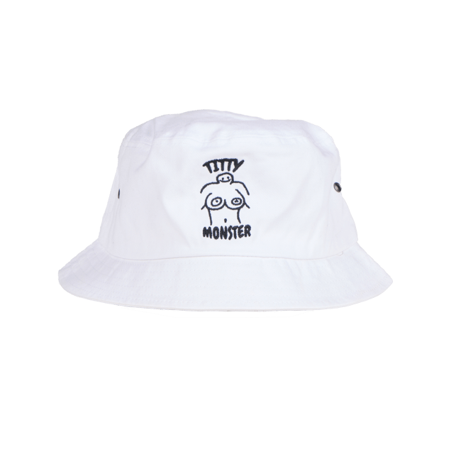 WHITE TITTY MONSTER® BUCKET HAT