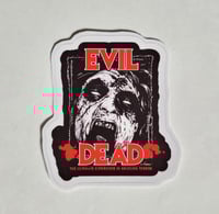 Image 1 of The Evil Dead "The Ultimate Experience In Grueling Terror" Matte Vinyl Sticker