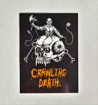 Image 1 of Crawling Death Brand Die Cut Glossy Finish Vinyl Sticker