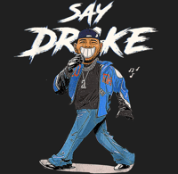 Image 1 of KENDRICK LAMAR SAY DRAKE GRAPHIC T-SHIRT
