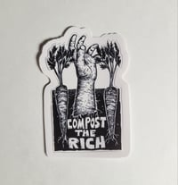Image 1 of Compost The Rich Matte Vinyl Sticker
