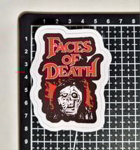 Image 2 of Faces Of Death 1 Matte Vinyl Sticker
