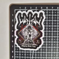 Image 2 of Watain Emblem Matte Vinyl Sticker