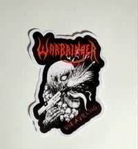 Image 1 of Large Warbringer Weatherproof Matte Vinyl Vehicle Sticker/Decal