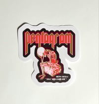 Image 1 of Pentagram Band Logo & Graphic Matte Vinyl Sticker