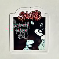 Image 1 of Skinless Regression Towards Evil Glossy Finish Vinyl Sticker