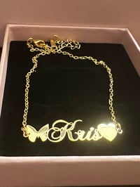 Custom Name Anklet 