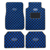 Blue Checker Floor Mats