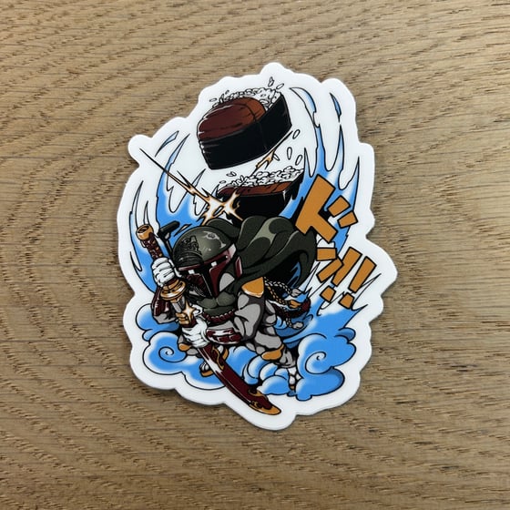 Image of Boba Samurai 3" Sticker