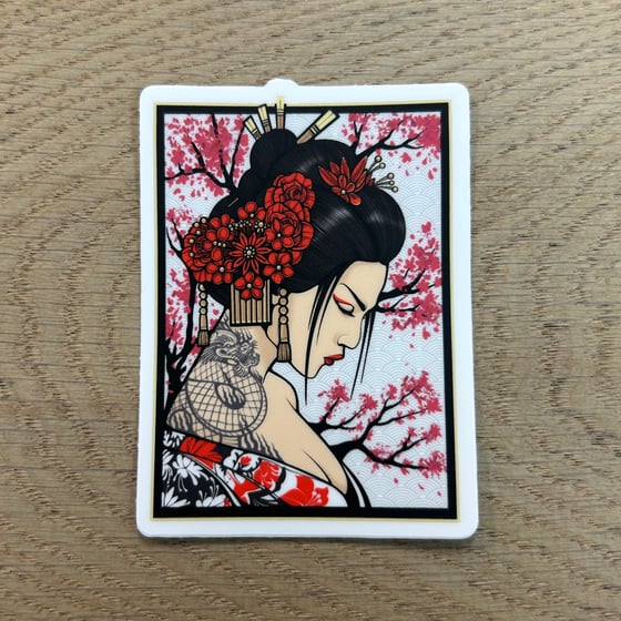 Image of Sakura Geisha 3" Sticker