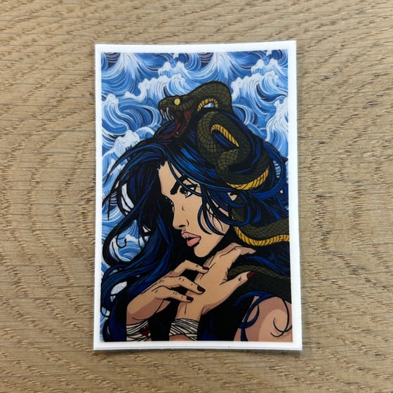 Image of Hebi Geisha 3" Sticker
