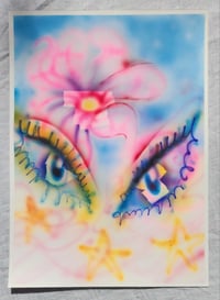 'FLOWER FAE' - A3 Airbrush Original